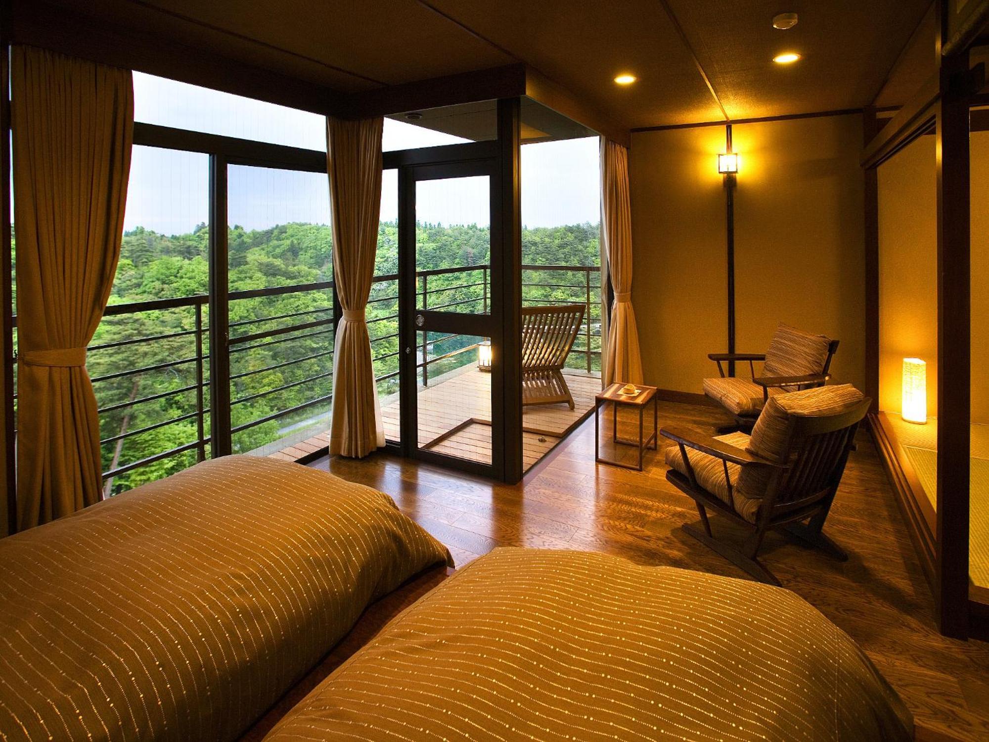 Hotel Noto Hyakurakusou Zimmer foto